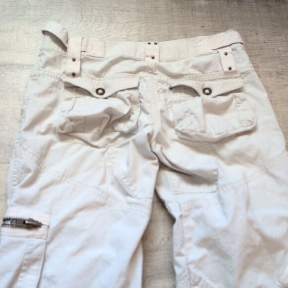 Volcom Stone Vintage Y2K White Womans Cargo Skater Pants Size 6 *Read - Picture 10 of 13